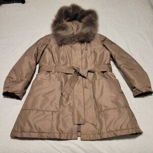 SJ SJ Fur Trimmed Hooded Parka Size  M